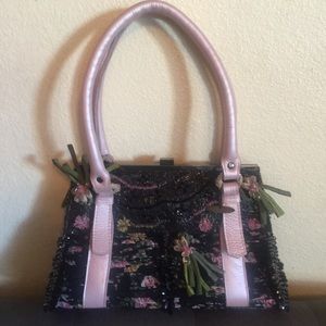 Vintage Mary Frances beaded evening bag